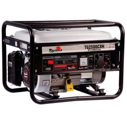 Gerador de energia 2,0 kva à gasolina monofásico partida manual - TG2500CXH - Toyama